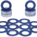 90430-12031 (24Pcs) Aluminum Oil Drain Plug Gaskets Fits for Toyota Lexus Scion Crush Washer Seals Replaces# 9043012031