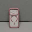 Miracase Magnetic for iPhone 17 Pro Case 6.3" [Compatible with MagSafe] Full-Body Phone Case with Built-in Glass Screen Protector & Camera Control, Drop Proof iPhone 17 Pro Cover, Pink