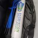 HIRALIY Badminton Set, 4 Rackets, 12 Birdies, 1 Carrying Bag, 4 Grip Tapes