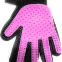 B.S.B Pet Grooming Glove, Silicone Massage Brush with Textured Surface. Pet Hair Remover. deshedding Brush for pet. Right arm only. Bathing Gloves for Your pet. One Size Fit All.