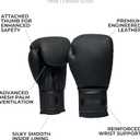 Tigear Prime 2.0 Pro Boxing Gloves – Training Boxing Gloves Men, Women, Kids, Adult, Kids, Durable Engineered Leather Gloves for Muay Thai, MMA, Kickboxing & Heavy Bag | 6 Oz