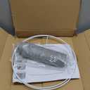 PATIKIL Drum Lamp Shades for Table Lamps 12"x12"x8" Linen Lampshade Easy Assembly Lamp Shade with E27 to E26/E14 Adapters for Floor Lamps Bedside Lamps Pendant Lights, Gray (1.65" Spider)