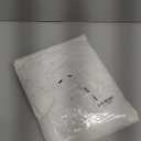 White Waffle Shower Curtain Luxury Hotel 100% Pure Thick Heavy Cotton 72 x 72 Inches