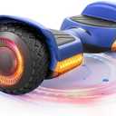 Gyroor Self Balancing Scooter New G13 All Terrain Balancing Scooter with LED Lights, Self Balancing Off Road with Bluetooth for Kids ages 6-12 and Adults-Blue
