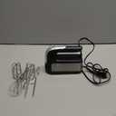 5-Speed 400W Hand Mixer Electric Handheld - Ultra-Powerful Handheld Mixer with Turbo Function & Eject Button, 5 Stainless Steel Attachments for Dough, Cream, Batter, Eggs & Baking