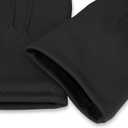 isotoner Women's Spandex Cold Weather Stretch Gloves With Warm Fleece Lining (Black)