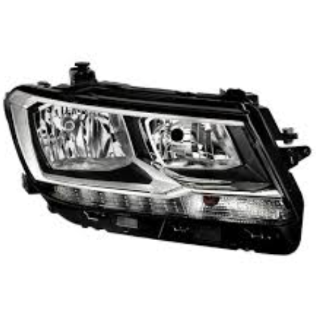 Spyder HD-JH-VWT18--R passenger
 Side Black Factory Style Headlight w LED DRL