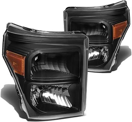 Headlights Assembly for 2011-2016 Ford F-250 F-350 F-450 F-550 Super Duty Headlamp Replacement Driver & Passenger(Bulbs included