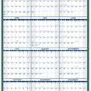 AT-A-GLANCE Dry Erase Calendar 2026-2027 Academic & Regular Year Wall Planner, 12-Month, 24" x 36", Double Sided, Vertical (PM210S28)