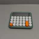 Mechanical Calculator 12 Digit Extra Large 5-Inch LCD Display, DECKLIT Battery Desk Calculator, Big Buttons Easy to Press Use as Office Calculators Desktop, 15Tilt Screen for Kids Calculator(Green)