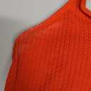 Lilosy High Waisted Tummy Control Ribbed Bikini Crop Top Brazilian Swimsuit Set 2 Piece (Medium, Bright Red)