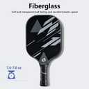 niupipo Pickleball Paddles Set of 2/4, USAPA Approved Lightweight Pickleball Rackets, Durable Fiberglass Surface with Polypropylene Honeycomb Core, Cushion Grip and Carry Bag