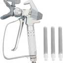Airless Paint Spray Gun Sprayer High Pressure 3600 PSI 517 Nozzle Tip for Sprayer with 3 Pcs Filter JW-G3