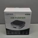 Air Purifier for Home  True HEPA Filter for Pets, Smoke & Allergies | 600 Sq Ft Coverage | Ultra-Quiet & Portable for Bedroom/Travel (1 Pack, Grey White)