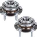 ECCPP Replacement for Pair of 2 Front Wheel Hub Bearing Assembly 1994-2004 Ford Mustang 5 Lugs W/ABS 513115x 2