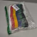 100 Pcs 10-Inch Heavy-Duty Self-Fastening Cable Ties - Durable, Reusable Straps for Wire Organization, Ideal for Home, Office, Garage, and Outdoor Use(Multicolored)