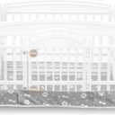 Dog Playpen Bottom Pad Fits for 36 Inch 4 Panels Exercise Pet Playpen, Dog Crate Pad Puppy Playpen Pad, Hoop and Loop Design (Note: Playpen Not Included). -Gray