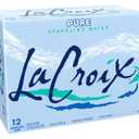 LaCroix Sparkling Water, Pure, 12 Fl Oz (pack of 12), Best Before 07/17/25