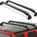 Max Loading 420-POUND Heavy Duty Roof Rack Cross Bars Fit for Jeep Wrangler JL JK Gladiator JT 2007-2024,(2 & 4 Door) Steel Crossbars Rooftop Cargo Bag Kayak Bike Carrier