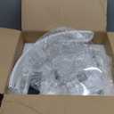 LEDIARY 20 Inch Low Profile Ceiling Fans with Lights and Remote, Fandelier Ceiling Fan Flush Mount, 3000K-6000K Dimmable LED Fan Light, White Modern Ceiling Fans with Lights for Bedroom