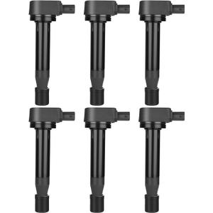 ECCPP Coil Pack UF242 Pack of 6 Ignition Coils Fit for Honda Acura Odyssey Accord Pilot MDX TL RL Vue 3.0L 3.2L 3.5L V6 Replacement for C1221 30520P8EA01 30520RCAA02 C1221