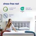 Vibe Gel Memory Foam 8-Inch Mattress - Bed-in-a-Box - Twin XL Size - White - Certi-PUR Certified
