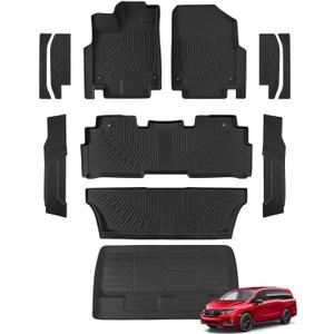 Floor Mat for Honda Odyssey 2018–2026 Mini Passenger Van