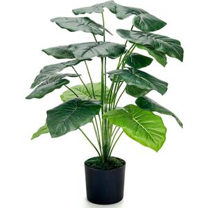 Der Rose 28'' Fake Plants Large Artificial Tropical Faux Plants Indoor Tall for Room Home Bathroom Farmhouse Outdoor Decor