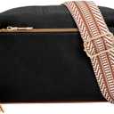 Fashion Small Leather Crossbody Bags for Women Trendy Casual Cross Body Handbags Crossover Travel Purses with Zipper Pockets (Blackbrwon)