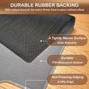 Office Chair Mat for Hardwood Floor, 36" x 48" Non-Slip Office Chair Mat for Rolling Chair, Heavy Duty Textilene Floor Protector for Hardwood Tile, Desk Computer Chair Mat for Home Office, Black