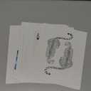 Trendy Navy Wall Art Cheetah Poster Wall Decor Funky Lucky 8 Ball Prints Trendy Preppy Aesthetic Painting Blue Bow Preppy Girly Pictures Decoration for Girls Room Dorm Apartment 8x10" Unframed, 6 Pcs