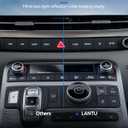 2PCS Car Screen Protector for 2025 2024 2025 2023 Hyundai Palisade AC(SEL/XRT/Limited) Accessories Center Air Conditioner Nano Touchscreen Protector Film HD Clear Anti-Glare