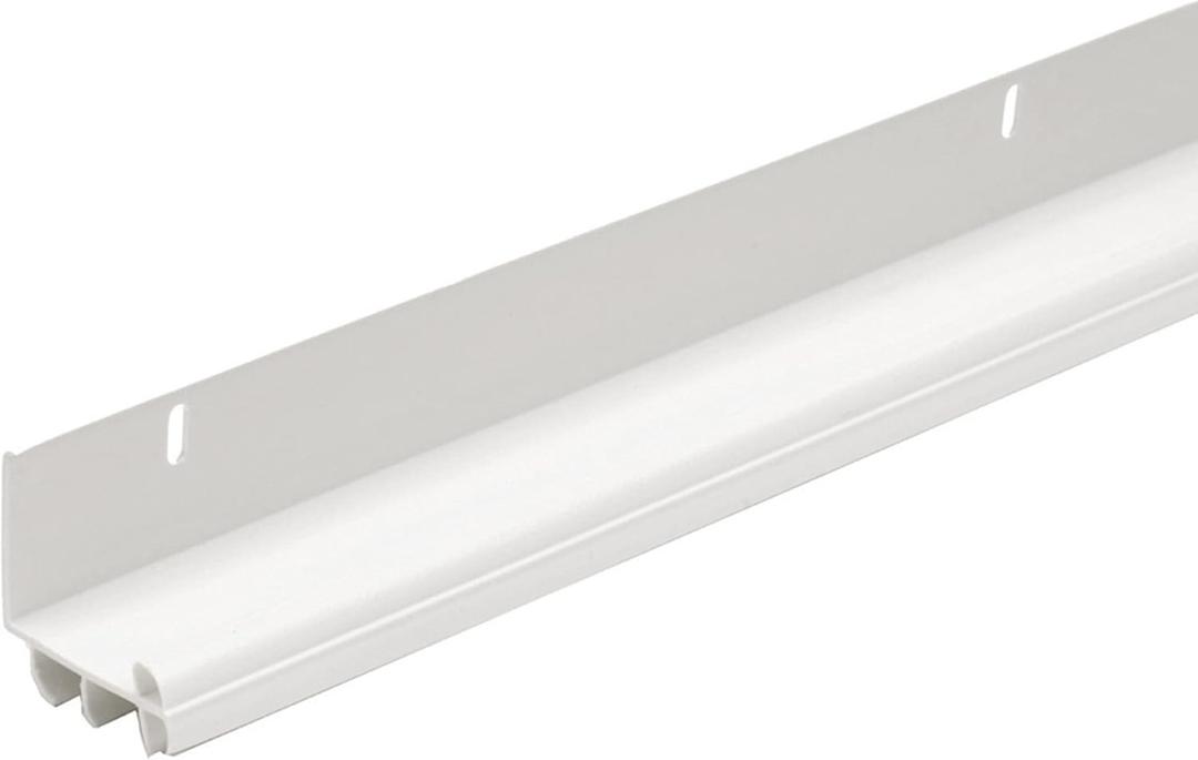 M-D Building Products 43816 36 in. White Vinyl L-Shape Screw-on Under Door Seal