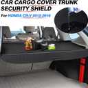 Powerty Retractable Cargo Cover for 2012-2016 Honda CRV, Canvas Texture Trunk Cover Privacy Screen Rear Security Shade for CR-V Accessories