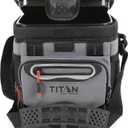 Titan by Arctic Zone Deep Freeze Cooler - Zipperless Hardbody Cooler - Deep Freeze Insulation, HardBody Liner, and SmartShelf, 9 Can