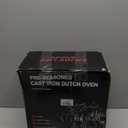 Lodge 2 Quart Pre-Seasoned Cast Iron Dutch Oven with Lid - Dual Handles - Use in the Oven, on the Stove, on the Grill or over the Campfire - Black