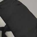 Crossbody Sling Bag for Women Men Trendy, Crescent Bag with Adjustable Strap, 2 Zippers Lightweight (Black)