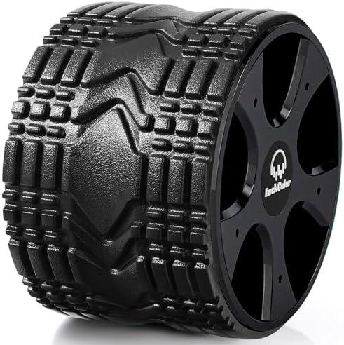 Back Roller, Back Wheel Targeted Back Pain Relief, Yoga Wheel Muscle Massage, Foam Roller for Trigger Point Therapy Physical, Stretching & Exercise, 880lbs Capacity, 9 Inch (Black+Black)