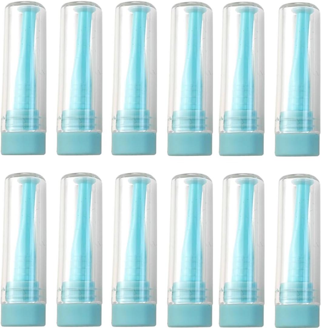 15PCS Hard Contact Lens Remover RGP PlungerInserter for Soft Hard Lenses Contact Lens Remover (Green)