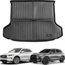 Vanseno Cargo Liner for Infiniti QX50 2019-2025 / QX55 2022-2025 Trunk Mats All Weather TPE Rear Cargo mats for QX50 Accessories,Black