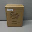 Divided Chilled Serving Tray for Parties,Ice Chilled Party Platter,Ice Serving Bowl with Lid and Handle,Charcuterie Serving Board,Cold Dish Dip for Fruit Seafood Vegetable Shrimp Cocktail Appetizer... (Pink)