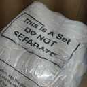 Buryeah 24 Pcs Wedding Flannel Fleece Throw Blanket Bulk with Thank You Card and Ribbon, 50 x 60 Inch Throw Blankets Outdoor Wedding Ideas, Party Souvenirs (Ivory)