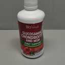 Bio Naturals Liquid Glucosamine Chondroitin MSM Pharmaceutical Grade Supplement with Hyaluronic Acid â€“ Maximum Strength Joint Support  32 fl oz