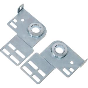 3 3/8" Bearing End Plates Brackets, Residential Brackets for 2" Track Wood or Steel Doors, Garage Door Parts, One Pair Bearing Bracket