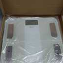 himaly USB Rechargeable Bathroom Scale for Body Weight, Digital Weight Scale Bluetooth for Accurate BMI Body Fat Scale Muscle Mass Composition Monitor with App, 400 lbs (White)