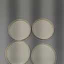 PATIKIL 4.5" PVC Pipe End Cap Fitting, 4 Pack Furniture Grade Plug Coupling Socket Adapter for DIY, Garden, White