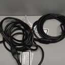 Amazon Basics Extension Cord, 13 Amps, 125V, 15 Foot, Black - Pack of 2