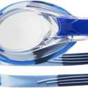 TYR Swimple Tie Dye Youth Swim Goggles (Clear/Light Blue/Blue)