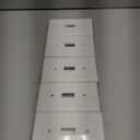 BESTTEN Light Switch Cover Plate, 1-Gang Toggle Wall Plate, Unbreakable Polycarbonate Faceplate Cover, Standard Size, UL Listed, White, 50 Pack