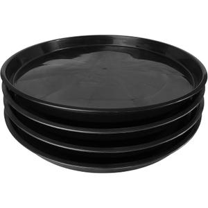 Plant Saucer 14 16 18 20 22 Inch, 4 Pack Heavy Duty Large Plant Tray for Planter Pot, Plastic Flower Pot Saucers Drip Water Trays for Indoors and Outdoors (16 Inch)